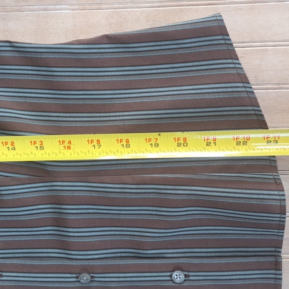 NEW Eddie Bauer Petite Wrinkle-Resistant Stretch Button Up Shirt Cotton Striped - Picture 11 of 11